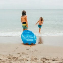 Pelican Sport Combo - 2 Solo Kids Kayaks With Paddles - Yellow/Blue -Pelican Sport Store Combo Solo Bleu Poignee LS1