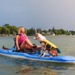 Pelican Sport Getaway 110 HDII Recreational Pedal Kayak -Pelican Sport Store Kayak MHP10P101 GETAWAY Dog LS