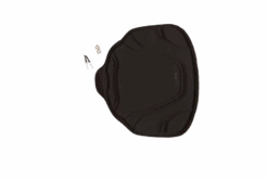 Black Ergoform™ - Seat Only